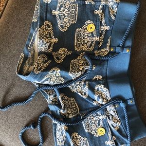 Juicy Couture Crown Shorts with Rope Detail